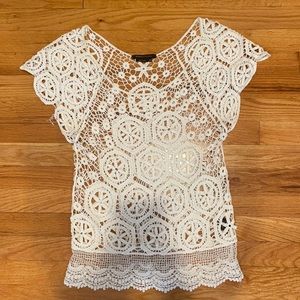 Bcbg blouse-layering piece size s/m